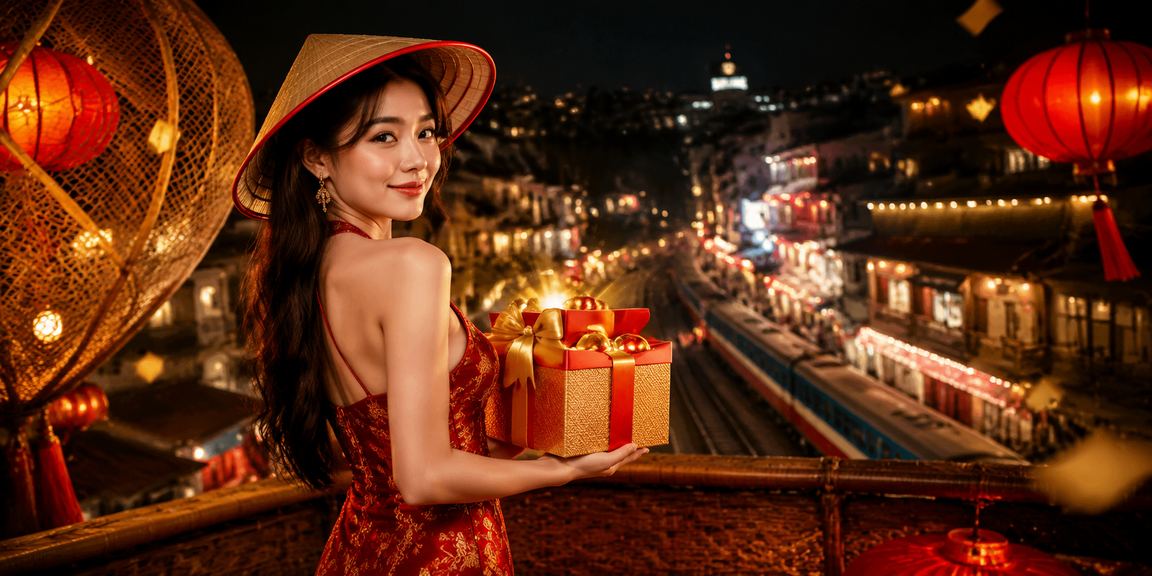 Phụ nữ Hà Nội đội nón lá tham gia xổ số online – and2ble