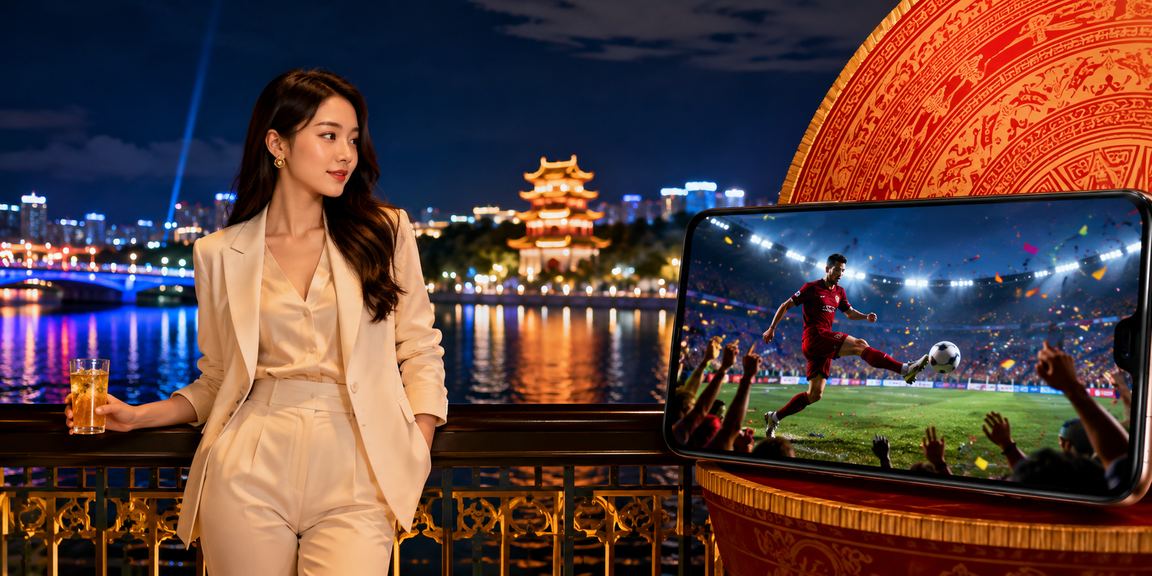 Người hâm mộ bóng đá Việt Nam xem kèo trên điện thoại tại Huế